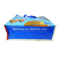 Printed custom logo reusable waterproof grocery shopping bag